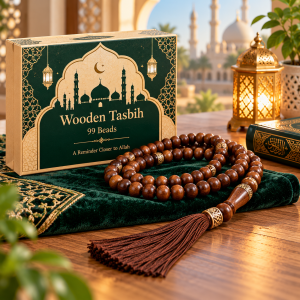 Wooden Tasbih – 99 Beads